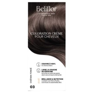 Beliflor Coloration Creme Cheveux N03 Chatain Fonce 1u