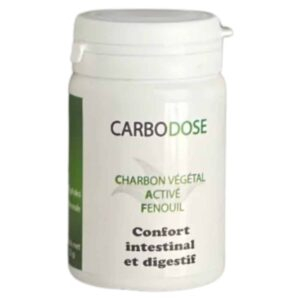 Carbodose Charbon Vegetal Active Fenouil Confort Intestinal Et Digestif 30 Gelules