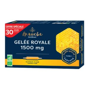 Dietaroma La Ruche Gelee Royale 1500mg Ampoules Bio 30x15ml