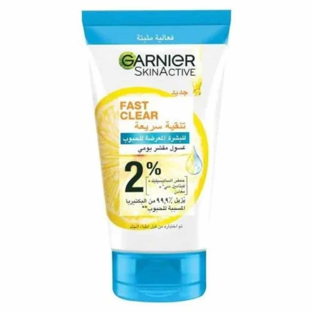 Garnier Fast Clear Daily Exfoliating Wash 50ml
