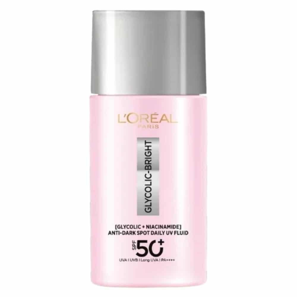 L Oreal Paris Glycolic Bright Fluide Uv Anti Taches Spf50 50ml