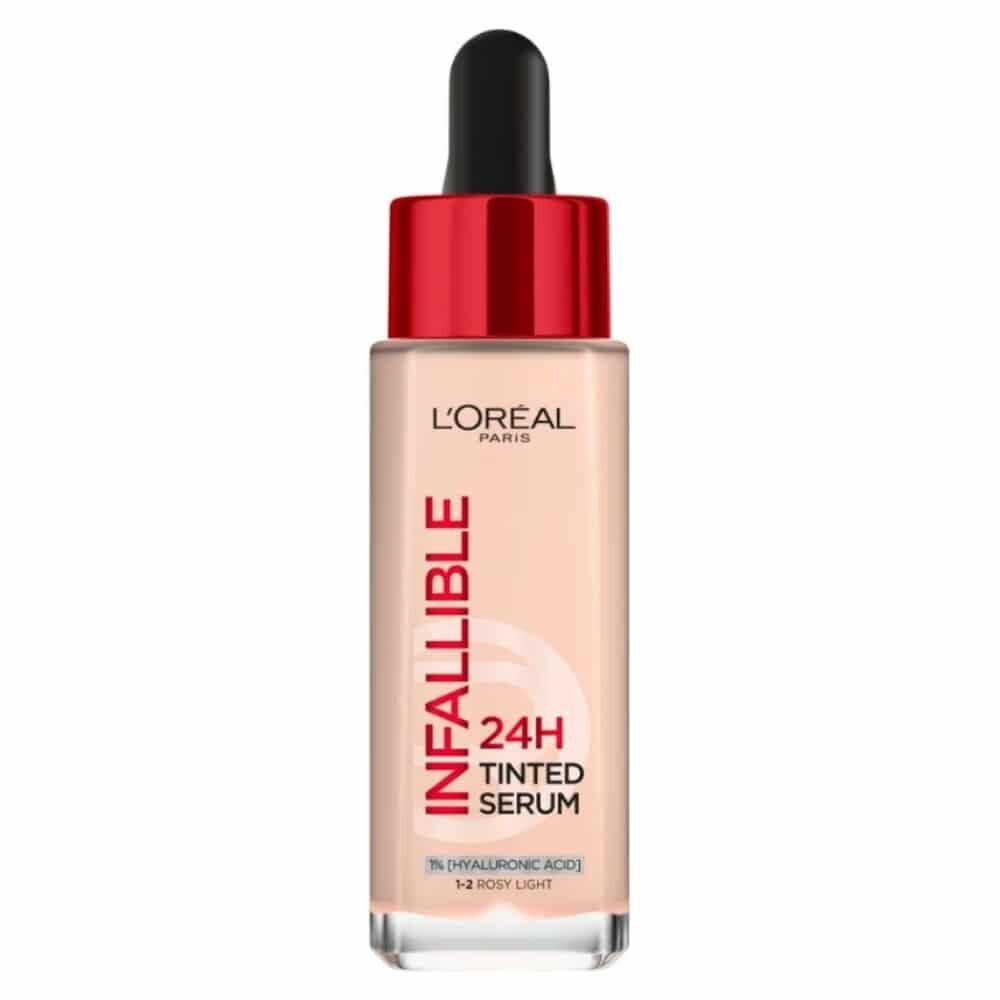 L Oreal Paris Infaillible Fond De Teint Serum Teinte 1 2 Rosy Light 24h 30ml