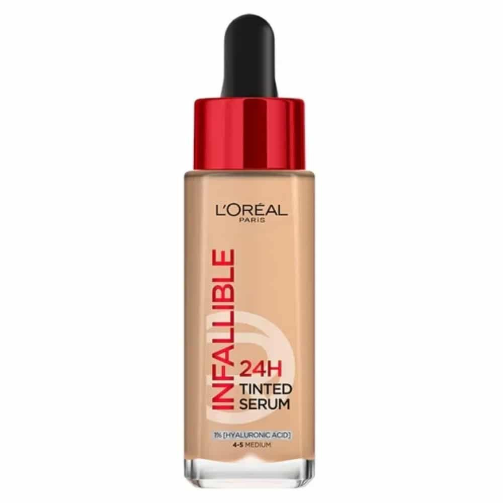 L Oreal Paris Infaillible Fond De Teint Serum Teinte 4 5 Medium 24h 30ml