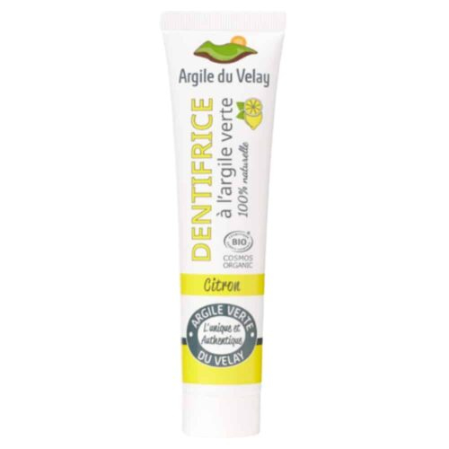 Velay Dentifrice A L Argile Verte Gout Citron Bio 75ml