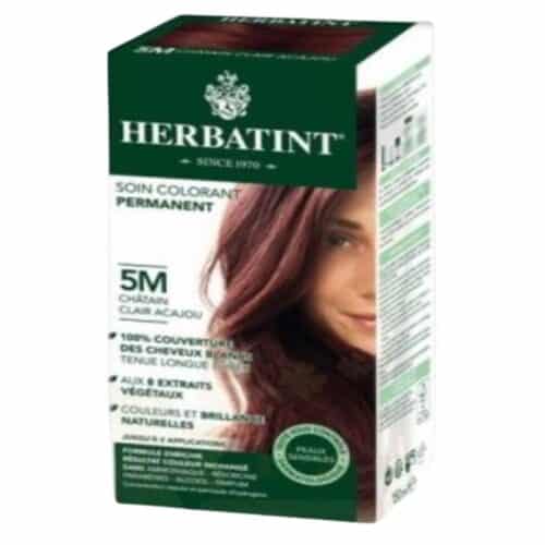 Herbatint Coloration Cheveux Permanente – 150ml – 5M – Châtain Clair Acajou