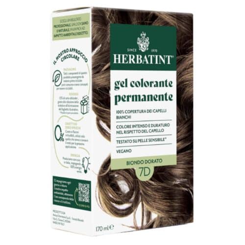 Herbatint Gel Colorant Permanent - 170ml - 7D - Blond Doré