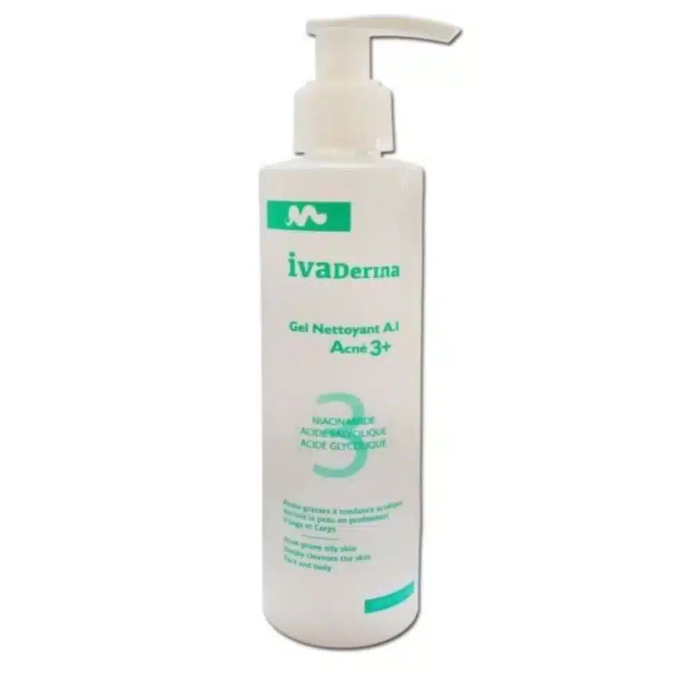 Ivaderma Gel Nettoyant Ai Acne 3 200ml