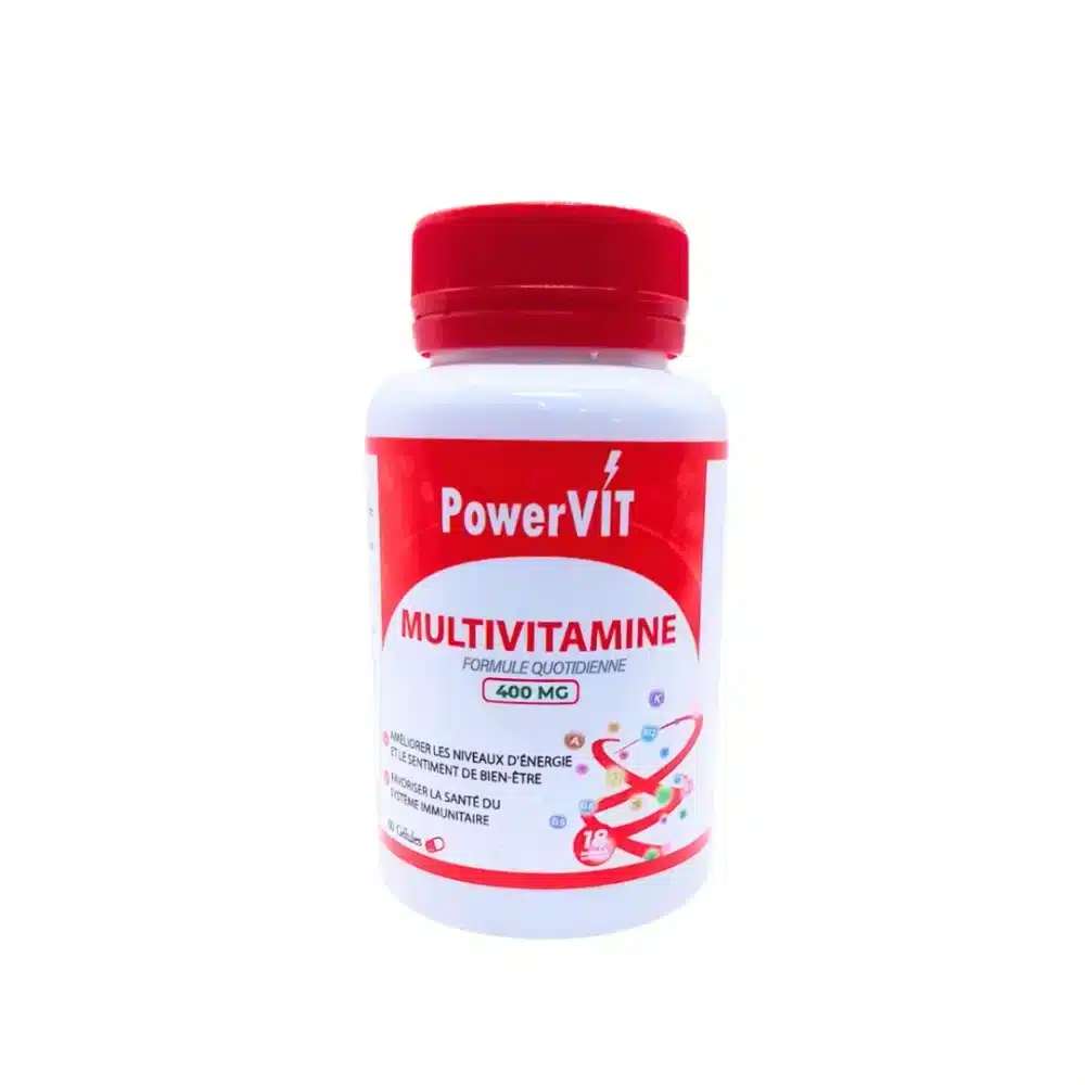 Powervit Multivitamine 400mg 60 Gelules