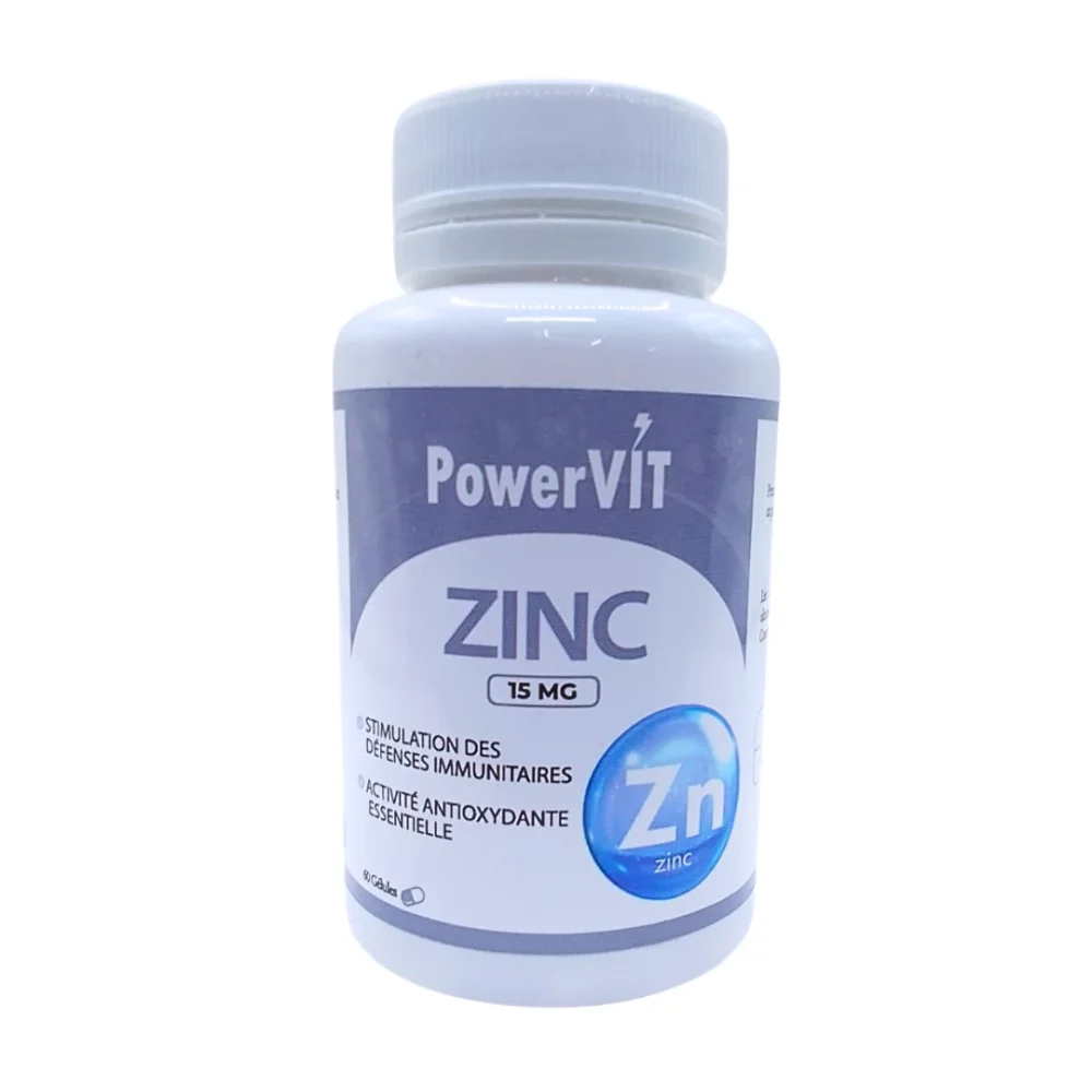 Powervit Zinc 15mg 60 Ggelules