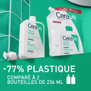 Cerave Gel Moussant Nettoyant Peau Normale A Grasse Eco Recharge 473ml 5
