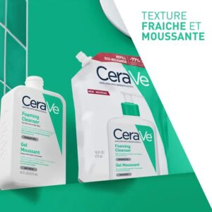 Cerave Gel Moussant Nettoyant Peau Normale A Grasse Eco Recharge 473ml 6