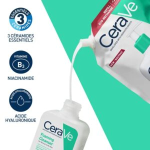 Cerave Gel Moussant Nettoyant Peau Normale A Grasse Eco Recharge 473ml 7