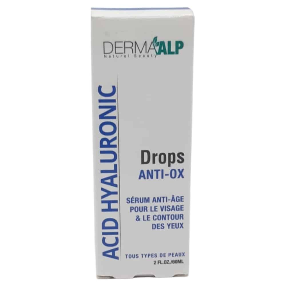Dermaalp Drops Anti Ox Acide Hyaluronique Serum Anti Age 60ml