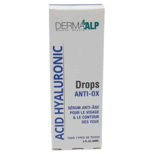 Dermaalp Drops Anti Ox Acide Hyaluronique Serum Anti Age 60ml