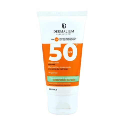 Dermalium Ecran Solaire Peaux Grasse A Imperfections Spf50 50ml