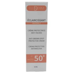Ellderm Eclaircissant Creme Protectrice Invisible Anti Taches Spf50 50ml