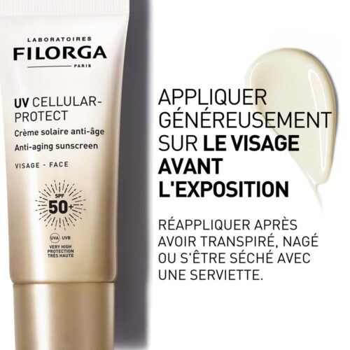 Filorga Uv Celullar Protect Creme Solaire Anti Age Visage Corps Spf50 125ml 4