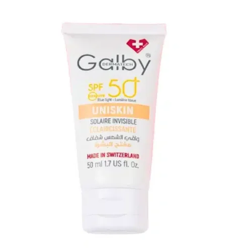 Galby Dermatech Uniskin Solaire Invisible Eclaircissante Spf50 50ml