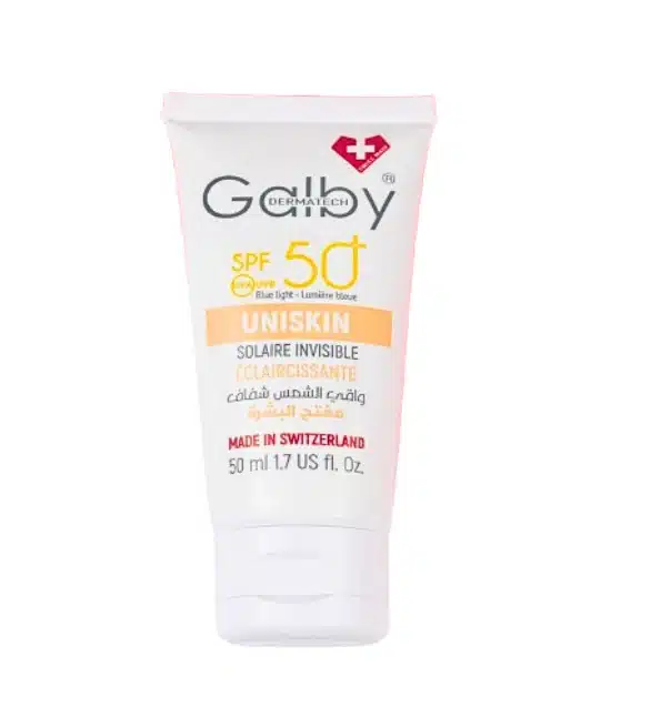 Galby Dermatech Uniskin Solaire Invisible Eclaircissante Spf50 50ml