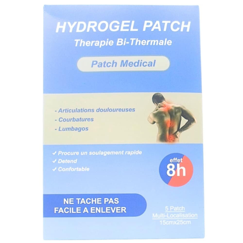 Hydrogel Patch Medical Grand Modele 15cm X 25cm 1 Unite