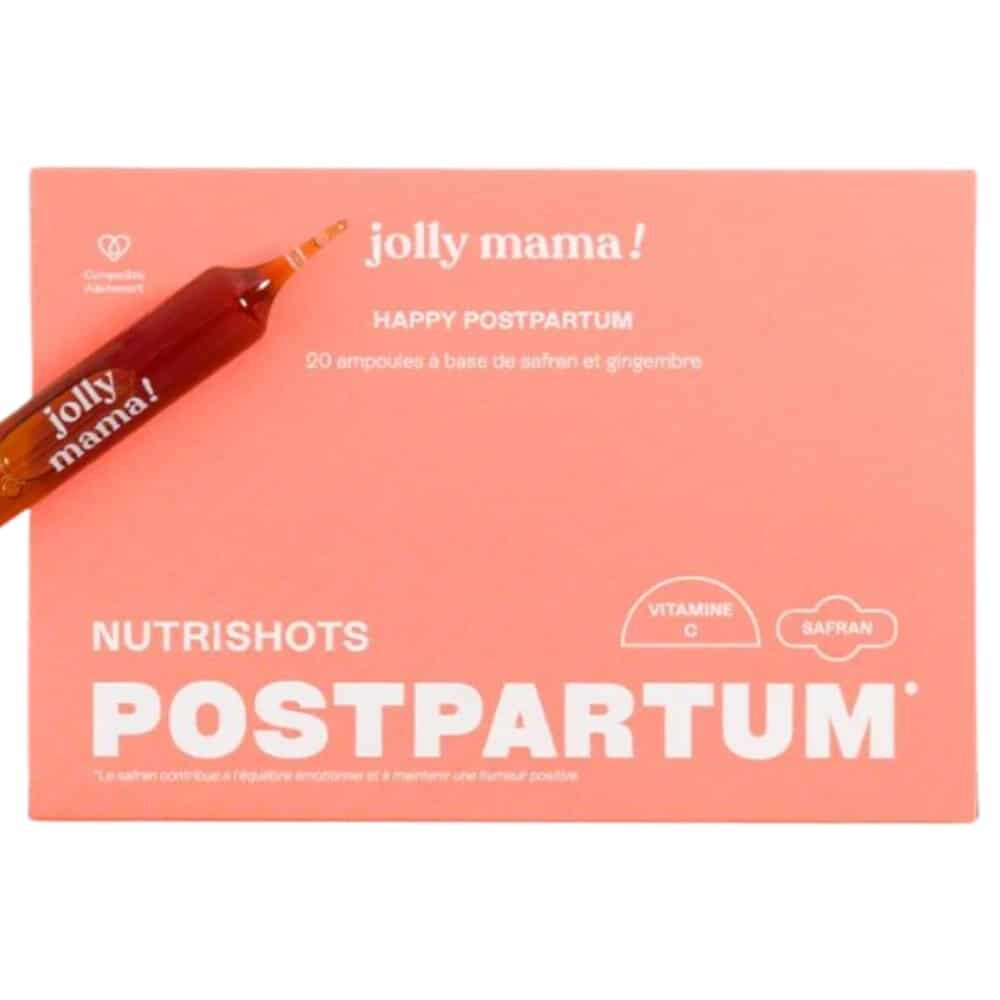 Jolly Mama Happy Postpartum 20 Ampoules Nutishots Postpartum