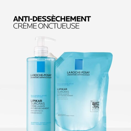 La Roche Posay Lipikar Surgas Creme Lavante Ecorecharge 400ml 3