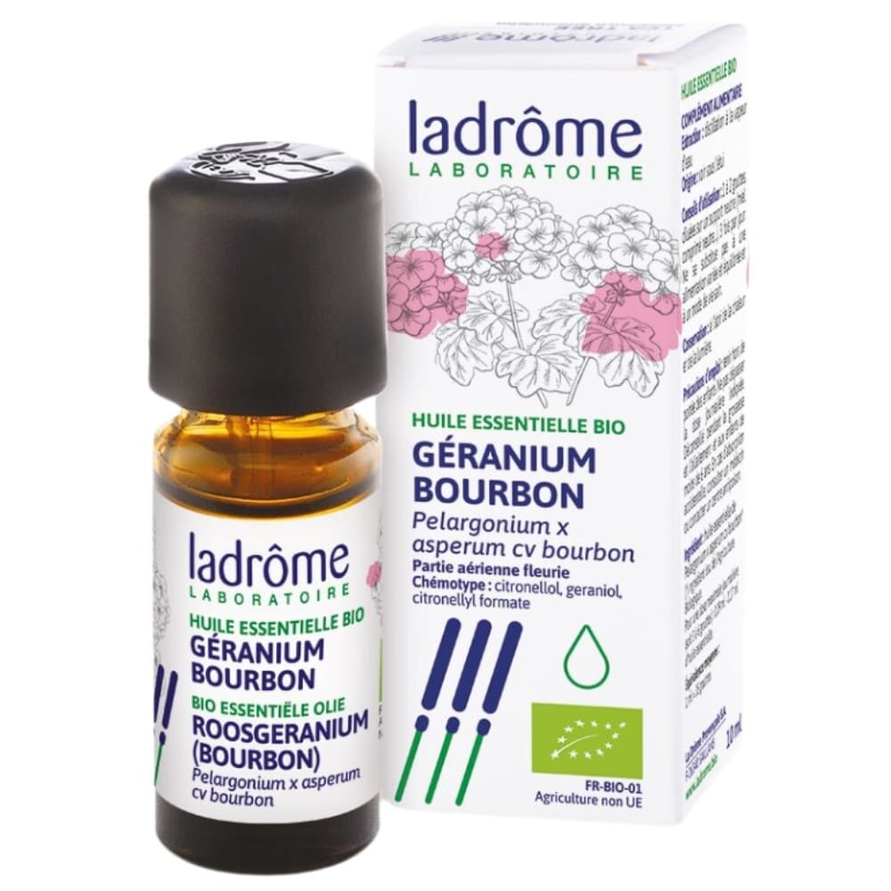 Ladrome Huile Essentielle Geranium 10ml
