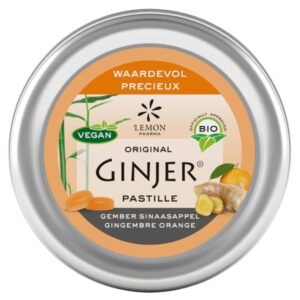 Lemon Pharma Ginjer Pastilles Gout Gingembre Et Orange 40g