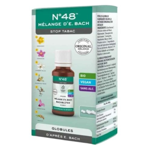 Lemon Pharma N48 Melange D E Bach Stop Tabac Globules Bio 20g