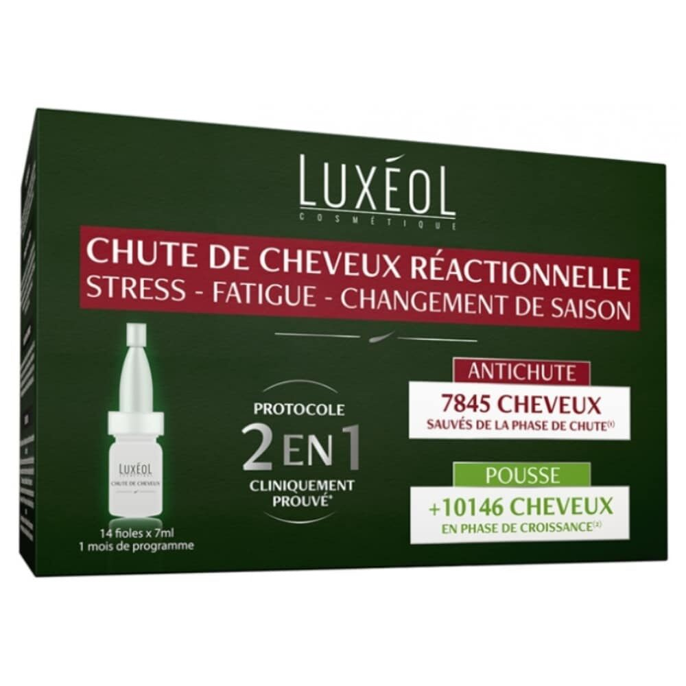 Luxeol Anti Chut Reactionnelle 2en1 14 Fioles X 7ml