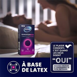 Manix Preservatif Sensation Max Ultra Perle 10u 5
