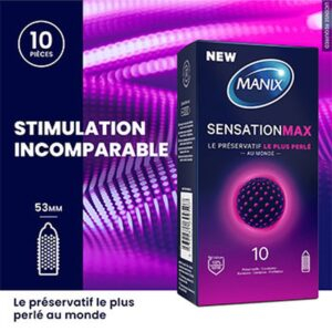Manix Preservatif Sensation Max Ultra Perle 10u 6