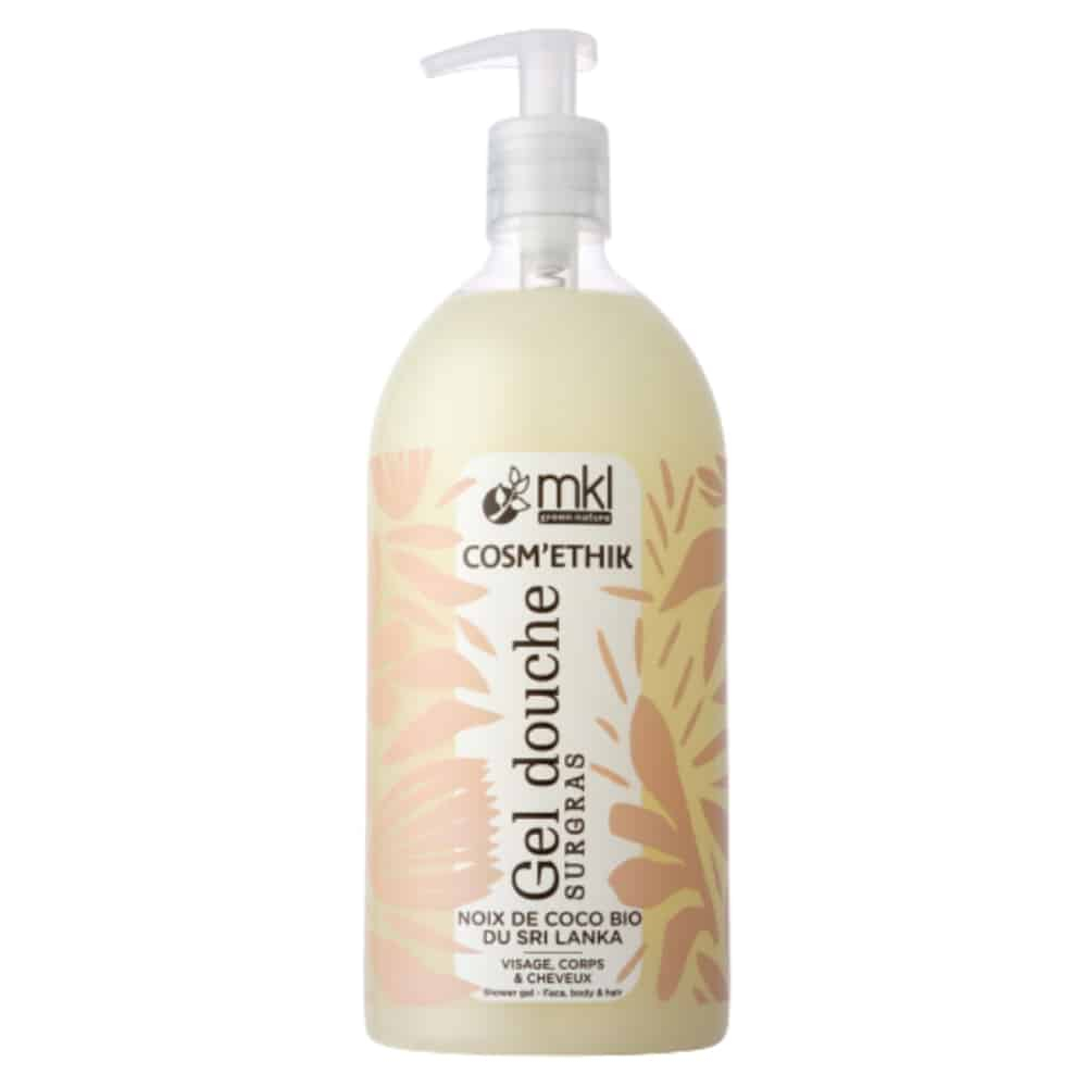 MKL - Cosm’ethik Gel Douche Noix De Coco Bio - 1l 