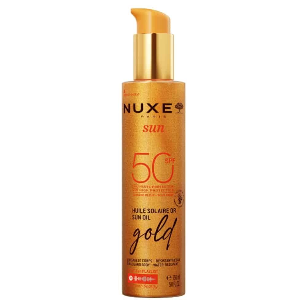 Nuxe Sun Spf50 Huile Solaire Or 150ml