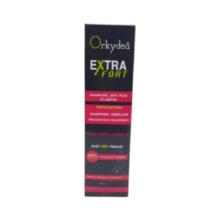 Orkydea Extra Fort Shampoig Anti Poux Et Lentes 125ml