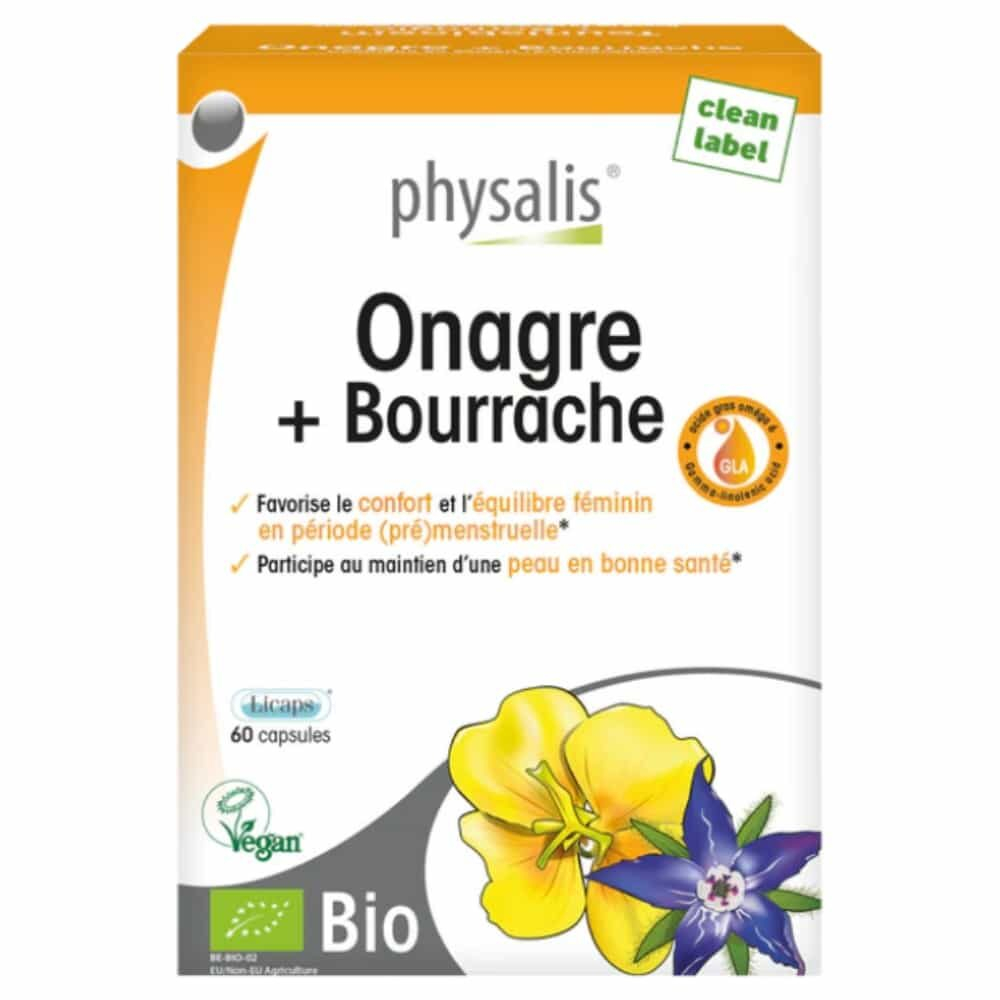 Physalis Onagrebourrache 60 Comprimes