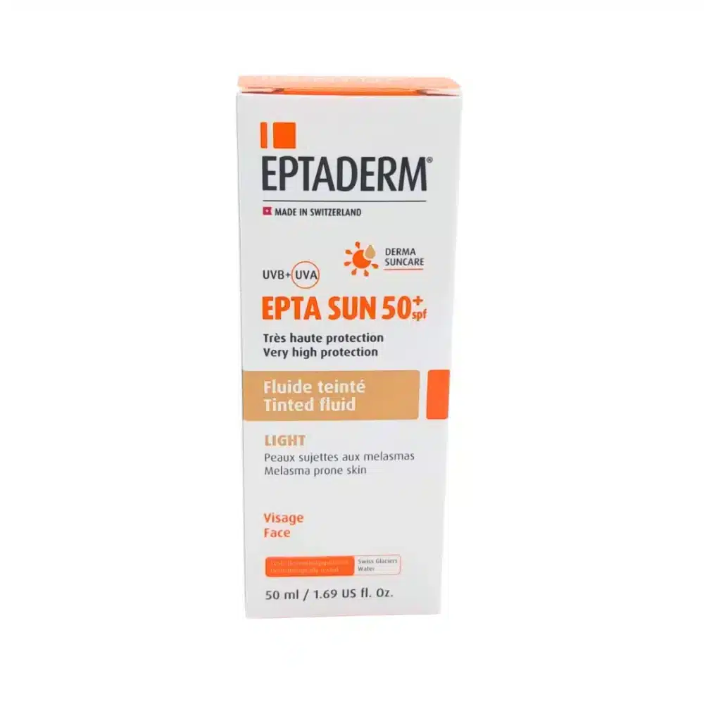 Eptaderm Epta Sun Spf50 Fluide Teinte Light 50ml