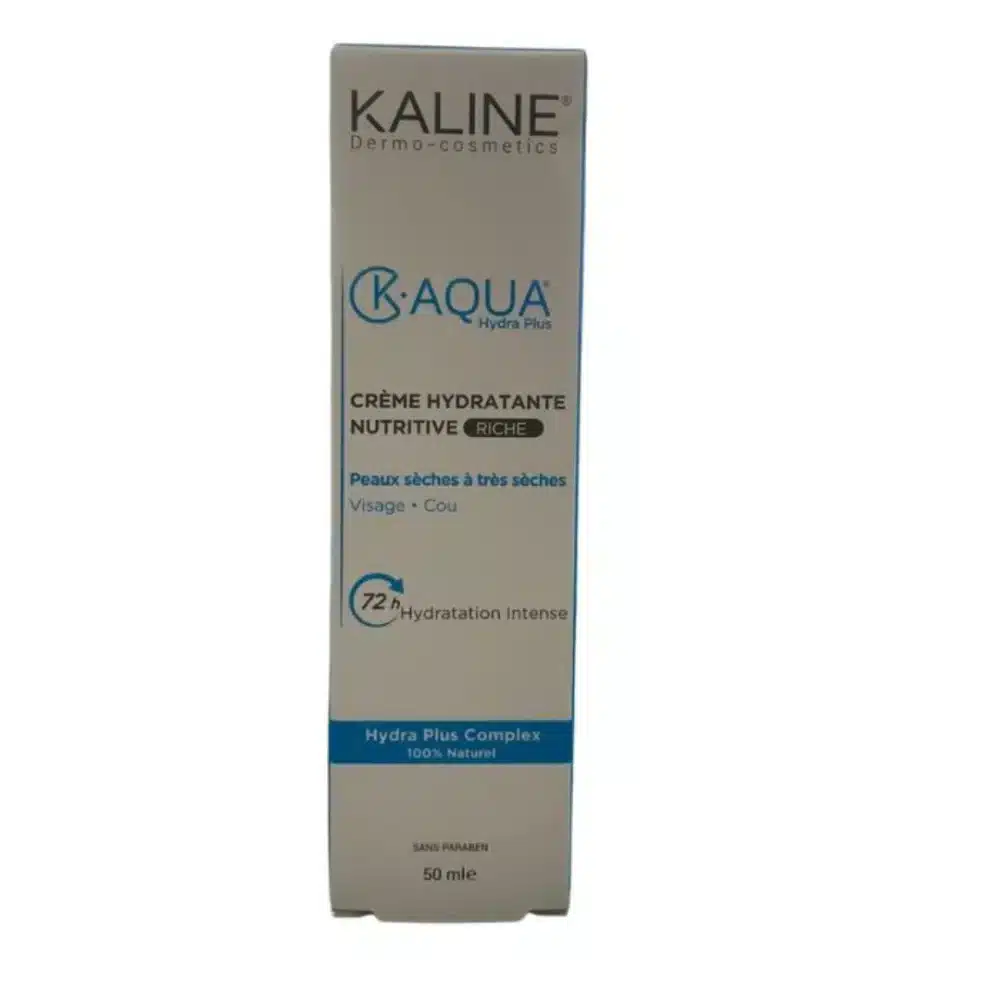 Kaline Kaqua Creme Hydratante Nutritive Riche Peaux Seches Et Tres Seches 50ml
