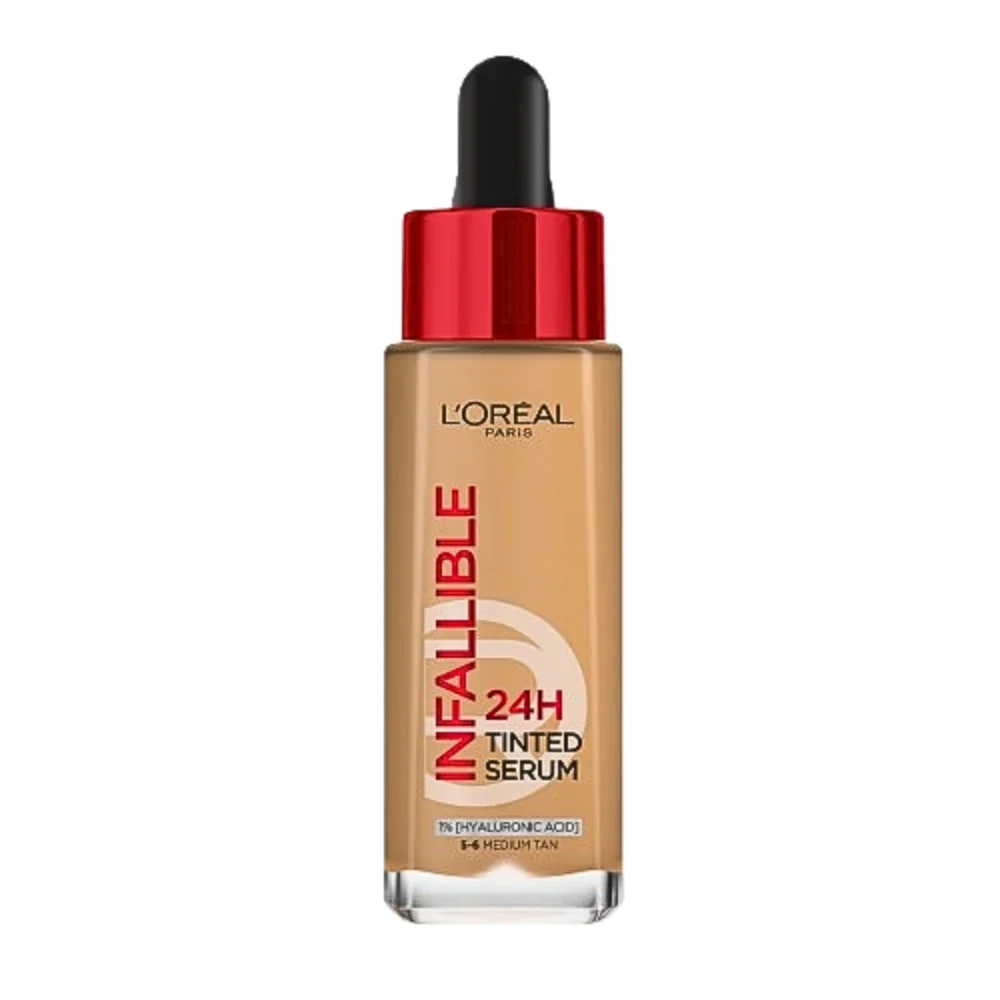 Loreal Infallible 24h Teinte Serum 5 6 Medium 30ml