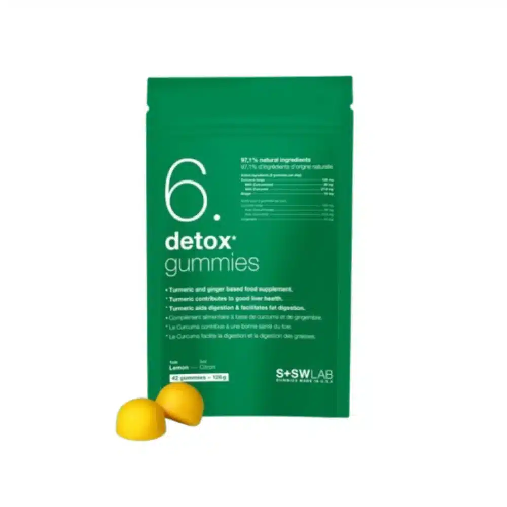 Sswlab 6detox 42 Gummies Gout Citron