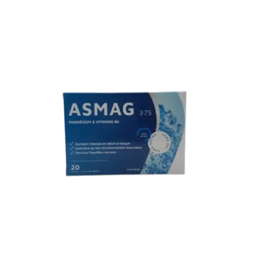 Asmag Magnesium Vitamine B6 20 Gelules