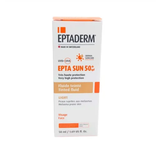 Eptaderm Epta Sun Spf50 Fluide Teinte Light 50ml