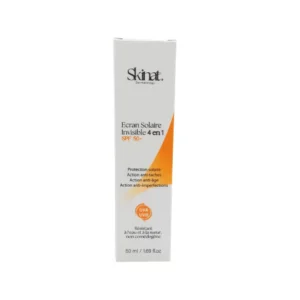 Skinat Creme Solaire Invisible 4en1 Spf50 50ml