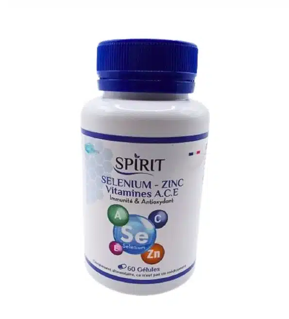 Spirit Selenium Zinc Vitamines Ace 60gelules