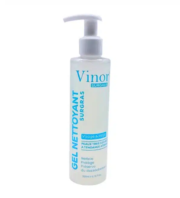 VINOR - Gel Nettoyant Surgras Visage & Corps - 200ml 