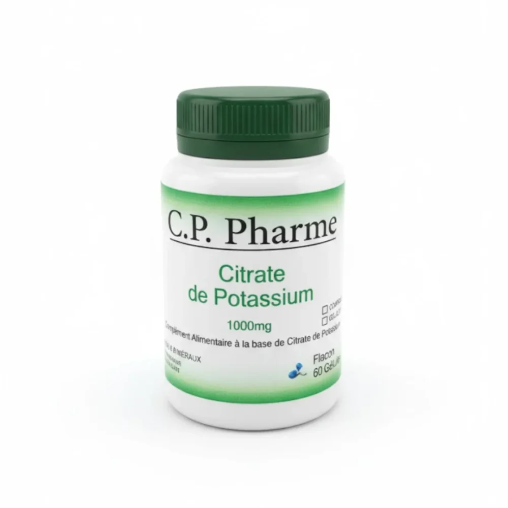 Citrate De Potassium 1000mg 60 Gelules