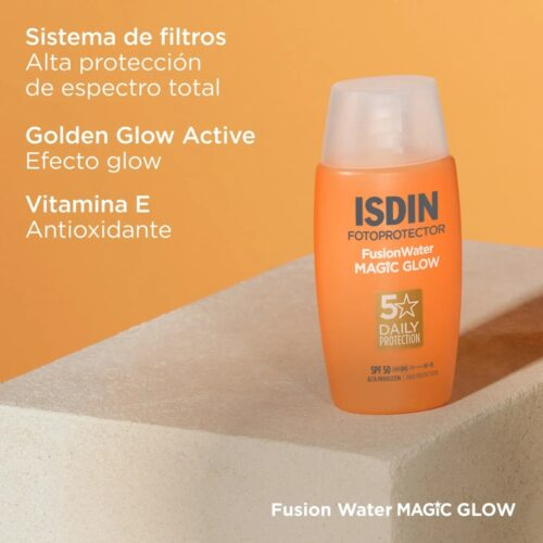 Isdin Fotoprotector Fusion Water Magic Glow Solaire Teinte Spf50 50ml 2
