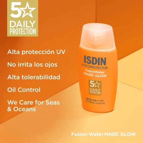 Isdin Fotoprotector Fusion Water Magic Glow Solaire Teinte Spf50 50ml 8