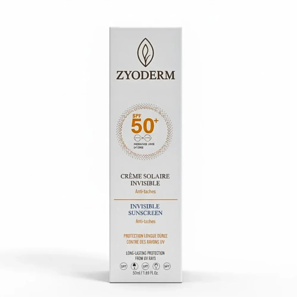 Zyoderm Creme Solaire Invisible Anti Tache Spf50