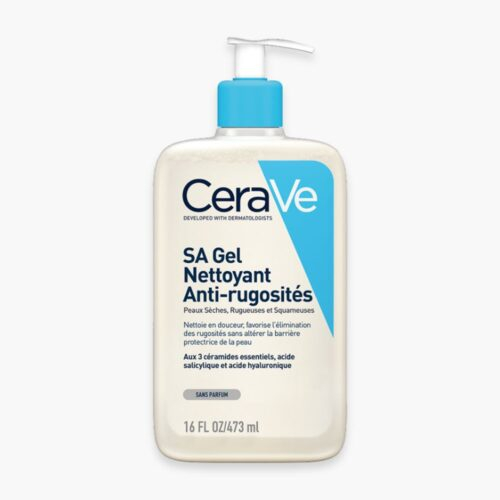 Cerave Sa Gel Nettoyant Anti Rugosites Peau Seche Rugueuse Squameuse 473ml